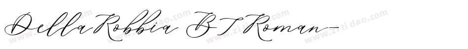 DellaRobbia BT Roman字体转换